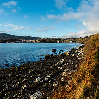 Buy canvas prints of North shore of Loch Portree by Richard Smith