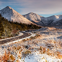 Buy canvas prints of The main road south to Sligachan. by Richard Smith