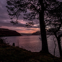 Buy canvas prints of The entrance to Loch Portree by Richard Smith