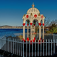 Buy canvas prints of Newport on Tay drinking water fountain. #1 by Richard Smith