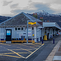 Buy canvas prints of Kyle of Lochalsh railway terminal by Richard Smith