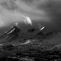 Buy canvas prints of The Black Cuillin by Richard Smith