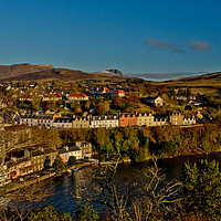 Buy canvas prints of Bosville Terrace, Portree, in the spring. by Richard Smith