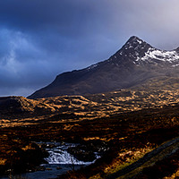 Buy canvas prints of Lone Cuillin cottage and the Black Cuillin Hills  by Richard Smith