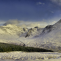 Buy canvas prints of West ridge of the Black Cuillin Mountains by Richard Smith