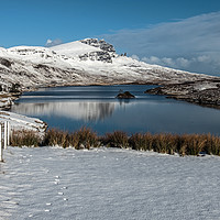 Buy canvas prints of The Storr in winter. by Richard Smith