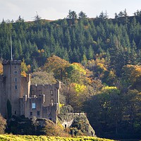 Buy canvas prints of Dunvegan Castle in the autumn by Richard Smith
