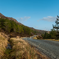 Buy canvas prints of The road to Kylerhea a. by Richard Smith