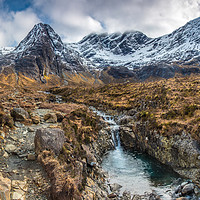 Buy canvas prints of Looking up Coire na Creiche by Richard Smith