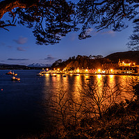 Buy canvas prints of Portree pier at dusk #2 by Richard Smith