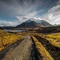 Buy canvas prints of The Red Cuillin Hill, 'Glamaig'. by Richard Smith