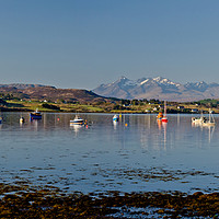 Buy canvas prints of Loch Portree summer panorama by Richard Smith