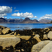 Buy canvas prints of The Cuillin Hills across Loch Scavaig #2 by Richard Smith