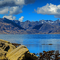 Buy canvas prints of The Cuillin Hills across Loch Scavaig #3 by Richard Smith