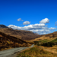 Buy canvas prints of The road down to Kilmarie. by Richard Smith