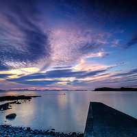 Buy canvas prints of Light reflections from the Sgeir Lang Slipway by Richard Smith