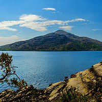 Buy canvas prints of A view of Loch Alsh and Sgurr na Coinnich. by Richard Smith