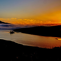 Buy canvas prints of Sunrise at Storr Lochs by Richard Smith