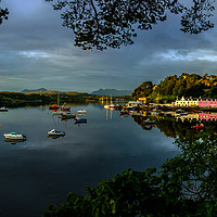 Buy canvas prints of Dawn sunlight over Loch Portree #2 by Richard Smith