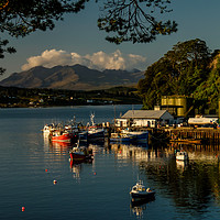Buy canvas prints of Southerly early morning view down Loch Portree  by Richard Smith