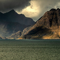 Buy canvas prints of Sgurr na Stri viewed across Loch Scavaig by Richard Smith