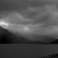 Buy canvas prints of Overcast Cuillin by Richard Smith