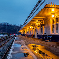 Buy canvas prints of The end of the line at Kyle of Lochalsh by Richard Smith