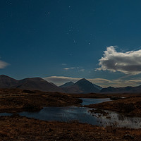 Buy canvas prints of The Cuillin, glen Sligachan and the southern sky. by Richard Smith