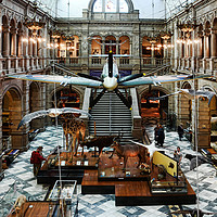 Buy canvas prints of Spitfire on display at the Kelvingrove Museum by Richard Smith