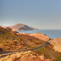 Buy canvas prints of A coastal track leading up to a house by Richard Smith