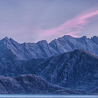 Buy canvas prints of East facing Cuillin ridge. by Richard Smith