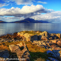 Buy canvas prints of A northward view up the Sound of Raasay. by Richard Smith