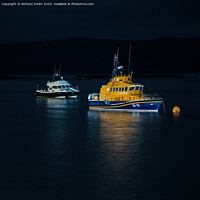 Buy canvas prints of 'Seaflower' and 'Earl Stanley Watson Barker', Portree lifeboat  by Richard Smith