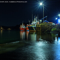 Buy canvas prints of Moored to the end of the pier. by Richard Smith