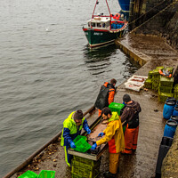 Buy canvas prints of Fishermen at work #1 by Richard Smith