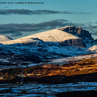 Buy canvas prints of Snow at The Storr by Richard Smith