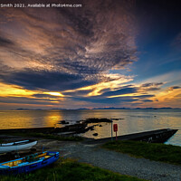 Buy canvas prints of The Sgeir Lang Slipway at Camas Mor by Richard Smith