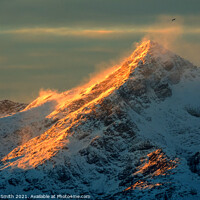 Buy canvas prints of Sunrise sunlight upon Sgùrr nan Gillean by Richard Smith