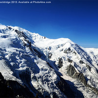 Buy canvas prints of Mont Blanc Massif by Chris Wooldridge