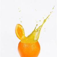 Buy canvas prints of juice in the orange by Justyna studio