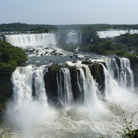Buy canvas prints of Iguassa Falls, Brazil by Andy Gilfillan