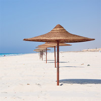 Buy canvas prints of Sun Shades on the beach by Ahmed Shaker