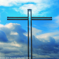 Buy canvas prints of Aberdeen Cross by Vicky Mitchell
