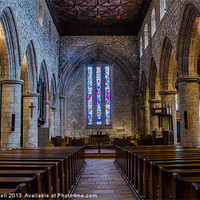 Buy canvas prints of St. Machars Cathedral by Vicky Mitchell