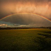 Buy canvas prints of Full Rainbow Ireland by Brian O'Dwyer