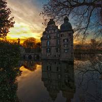 Buy canvas prints of Moated castle Bodelschwingh 2 by Brian O'Dwyer