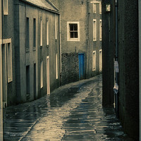 Buy canvas prints of Misty Stromness, orkney by Brian O'Dwyer