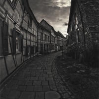 Buy canvas prints of Old cobbled streets by Brian O'Dwyer
