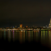 Buy canvas prints of Cologne Dom and Rhine by Brian O'Dwyer