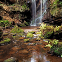 Buy canvas prints of Roughting Linn, Northumberland by Rob Darts